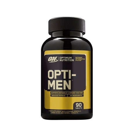 Opti-Men 90 tabletas, Optimum Nutrition, Multivitaminico con minerales, aminoacidos y extractos vegetales