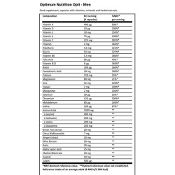 Opti-Men 90 Tabletten, Optimum Nutrition, Multivitamin mit Mineralien, Aminosäuren und Pflanzenextrakten.