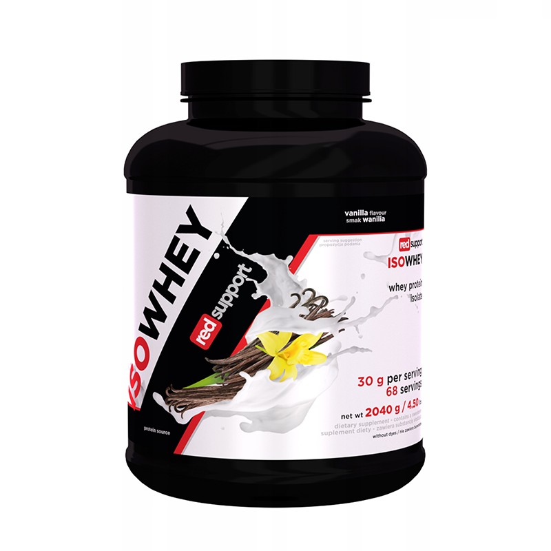 ISO Whey - Isolated Whey Protein, Red Support, 2.04Kg