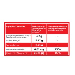 Mikronisiertes Kreatin-Monohydrat 200 Mesh, 250g, MusclePower