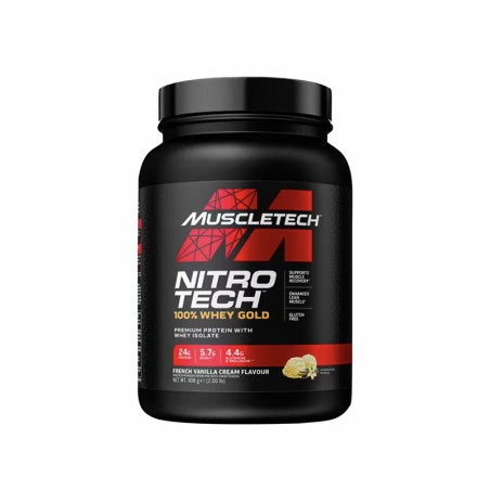Proteina Nitro Tech Whey Gold Muscletech 1Kg - proteina ISO - aislada de suero